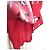 Cacharel Vestido de Seda Preppy Estampado Floral Negro Blanco Roja - vista 14