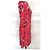 Cacharel Vestido de Seda Preppy Estampado Floral Negro Blanco Roja - vista 16