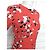 Cacharel Vestido de Seda Preppy Estampado Floral Negro Blanco Roja - vista 17