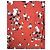 Cacharel Vestido de Seda Preppy Estampado Floral Negro Blanco Roja - vista 6