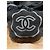 Chanel Borsa Tote in Spugna Nera Logo CC Nero - vista 10