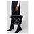 Chanel Borsa Tote in Spugna Nera Logo CC Nero - vista 5