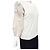 Autre Marque Jersey Alesia de punto crema y tul Crudo