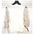 Autre Marque Jersey Alesia de punto crema y tul Crudo - vista 16