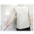 Autre Marque Jersey Alesia de punto crema y tul Crudo - vista 6