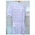 Cacharel Vestido Corto de Algodón Cuadros Vichy Rosa Blanco - vista 6