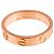 Anello Mini Love Cartier in oro rosa 18K - vista 3