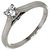 Cartier Platin Solitär Diamant Ring