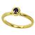 Autre Marque Anello Tiffany & Co. in zaffiro e oro giallo 18K - vista 5