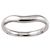 Autre Marque Tiffany & Co. Curved Band Ring aus Platin - Ansicht 2