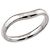 Autre Marque Tiffany & Co. Curved Band Ring aus Platin - Ansicht 5