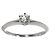 Autre Marque Tiffany & Co. Platin-Solitärring mit Diamant - Ansicht 2