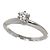 Autre Marque Tiffany & Co. Platin-Solitärring mit Diamant - Ansicht 5