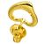 Autre Marque Orecchini a lobo a cuore Tiffany & Co. in oro giallo 18K - vista 4