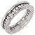 Bulgari Anello Bvlgari BVLGARI B-zero1 1-Band in Oro Bianco 18K e Diamanti