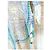 Antik Batik by Monoprix Vestido Oversize Estampado Geométrico Blanco Azul Verde - vista 10