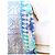 Antik Batik by Monoprix Vestido Oversize Estampado Geométrico Blanco Azul Verde - vista 4