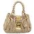 Miu Miu Coffer Convertible Satchel Matelasse Leder Medium Beige