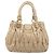 Miu Miu Coffer Convertible Satchel Matelasse Leder Medium Beige - Ansicht 2