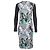Vestido estampado Peter Pilotto Blanco Azul Verde Gris