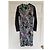 Vestido estampado Peter Pilotto Blanco Azul Verde Gris - vista 3