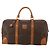 Céline Celine Boston Triomphe Coated Canvas Large Brown