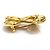 Broche en métal doré Chanel - vue 4