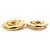 Chanel Gold Clip-Ohrringe Golden - Ansicht 2