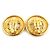 Chanel Gold Clip-Ohrringe Golden - Ansicht 5