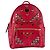 MCM Leather Backpack in Red
