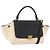 Céline Celine Trapeze Leather with Canvas Medium Beige - vista 3