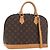 Louis Vuitton Alma Monogram Canvas PM Castaño - vista 3