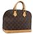 Louis Vuitton Alma Monogram Canvas PM Braun - Ansicht 3