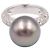 Cartier So Pretty Ring mit Diamanten und schwarzer Perle Braun Silber - Ansicht 2