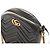 Borsa a tracolla mini rotonda Gucci GG Marmont Nero - vista 6