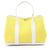 Hermès Bolso Tote Hermes Garden Party PM Blanco Amarillo