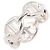 Ring Hermès Anello a fascia Hermes Enchainée PM Argento