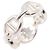 Ring Hermès Anello a fascia Hermes Enchainée PM in Argento 925