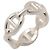 Ring Hermès Anello a Fascia Hermes Enchainée PM in Argento 925