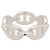Ring Hermès Anello a Fascia Hermes Enchainée PM in Argento 925 - vista 3