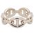 Ring Hermès Anello Hermes Enchainée PM Argento - vista 2