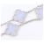 Bracciale Van Cleef & Arpels Vintage Alhambra 5 Motivi Argento Blu - vista 6