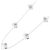 Collana Pure Alhambra 14 Motivi Van Cleef & Arpels Argento