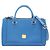 MCM 2-Way Handtasche aus blauem Leder