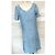 Cacharel Vestido de Seda Preppy Liberty Floral Blanco Azul Verde Azul claro - vista 2