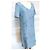 Cacharel Vestido de Seda Preppy Liberty Floral Blanco Azul Verde Azul claro - vista 8
