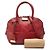 Borsa a mano e a tracolla Burberry in pelle rossa Rosso - vista 6