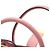 Borsa a mano Miu Miu in pelle rosa - vista 12