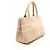 Borsa Tote Miu Miu in tela con logo Beige Crudo - vista 2