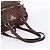 Sac à main PRADA en cuir marron argent BR2804 Auth am12375V Argenté - vue 7